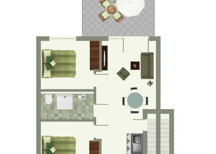 Апартаменты Strandhaus 3 Eg